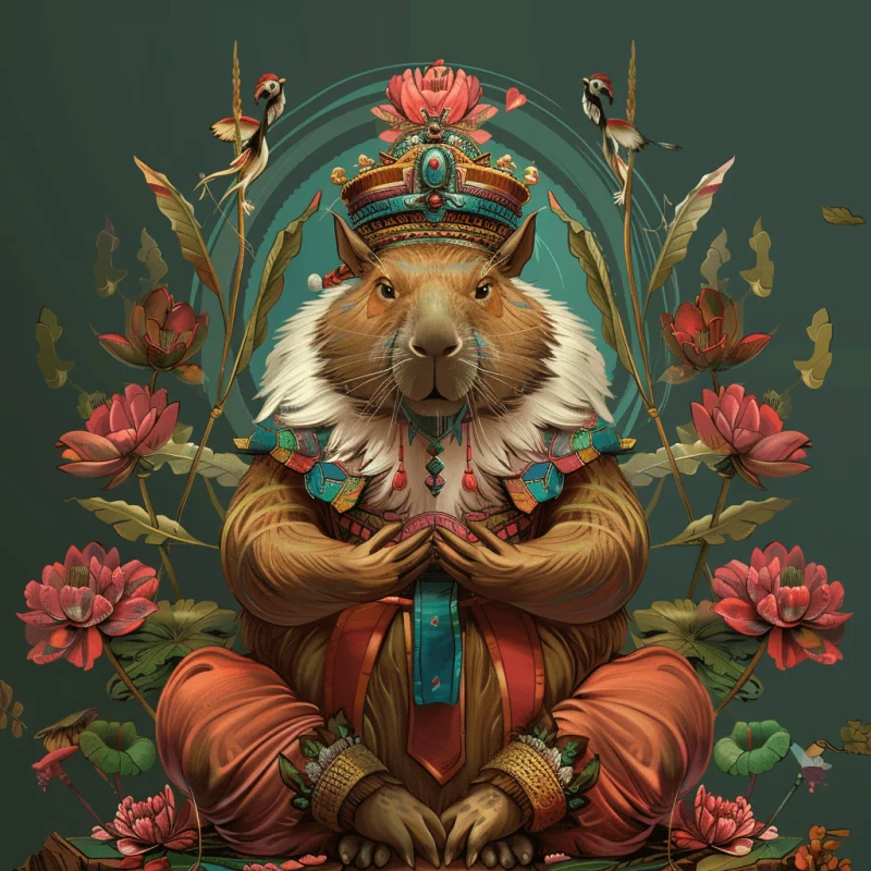 Portrait de Seigneur Capybara